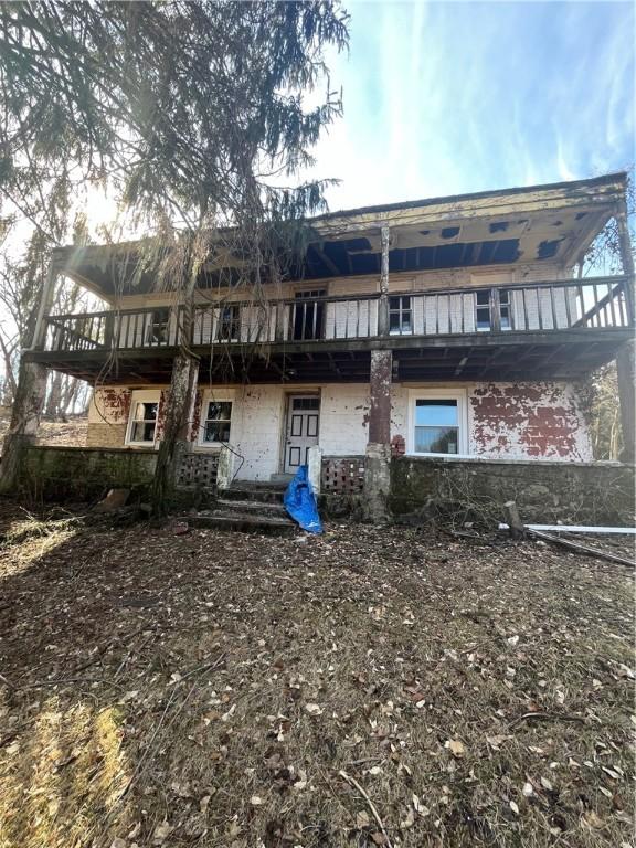 view of rear view of house