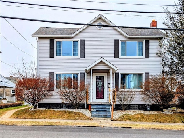 view of front of property