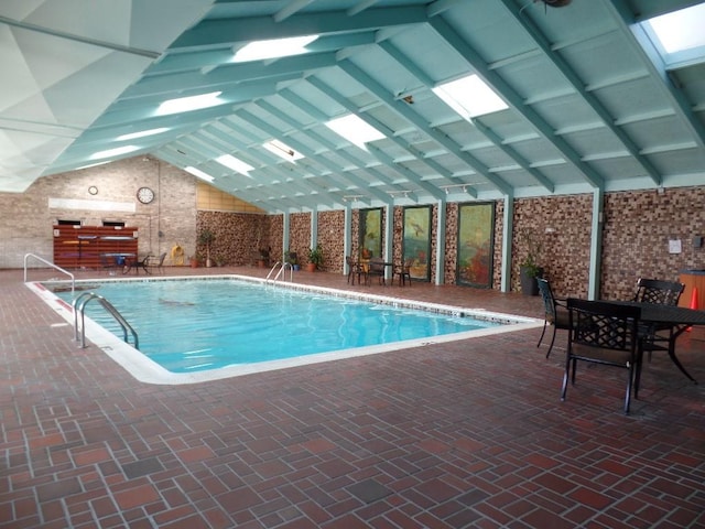 view of indoor community pool