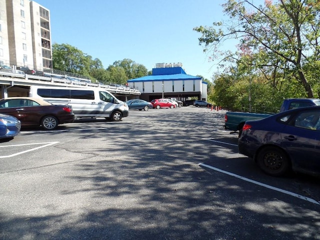 view of uncovered parking lot