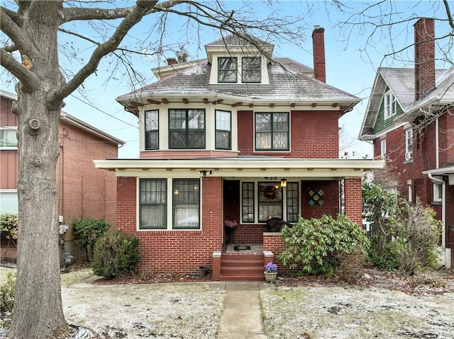 view of front of house featuring a porch