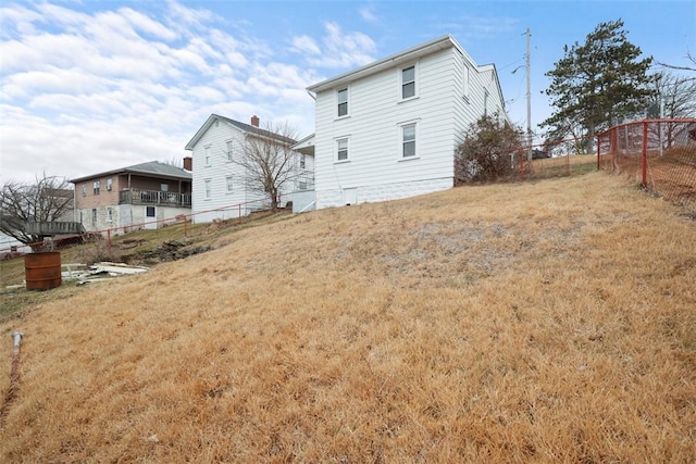 view of rear view of property