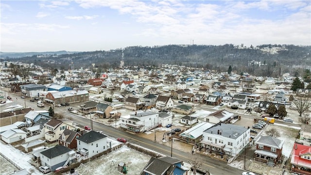 drone / aerial view featuring a residential view