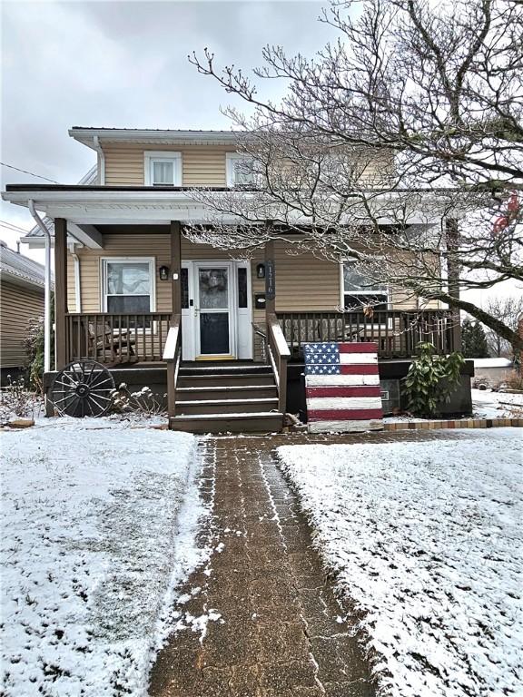 view of front of home