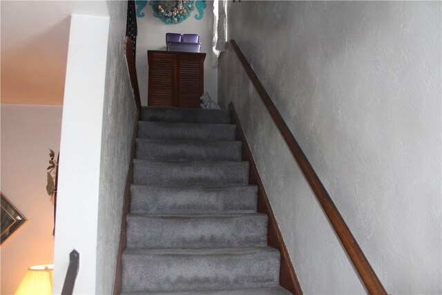 view of stairs