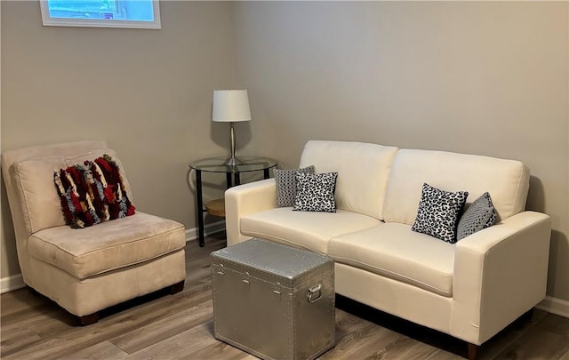 interior space featuring hardwood / wood-style floors