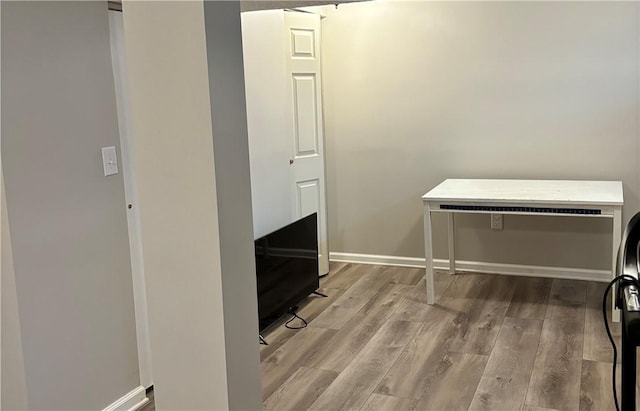 interior space featuring light hardwood / wood-style flooring