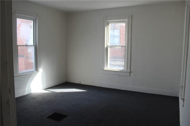 carpeted empty room with a wealth of natural light