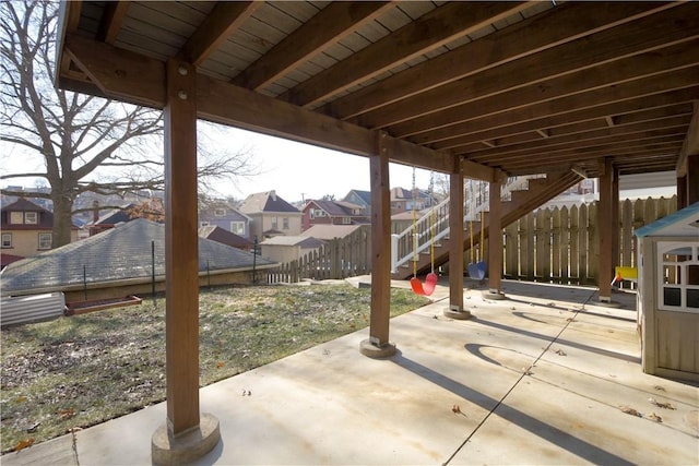 view of patio