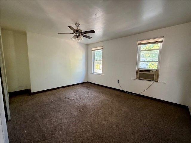 1405-1407 W W, Homestead, PA 15120 - spare room with cooling unit, a ceiling fan, and carpet floors
