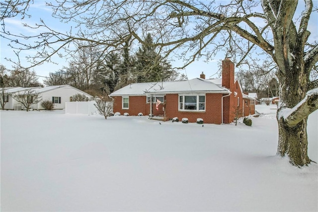 view of ranch-style home