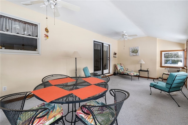 view of patio / terrace featuring ceiling fan