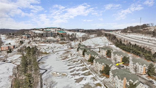 property view of water with a residential view