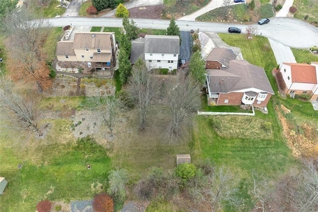 drone / aerial view featuring a residential view