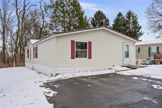 view of manufactured / mobile home