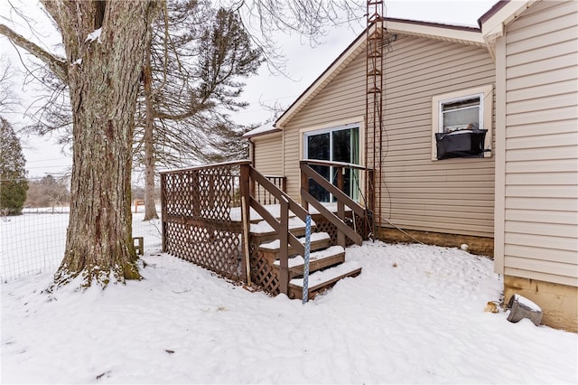 1496 Methodist Rd, Salem Twp Mer, PA 16125 - view of snow covered deck