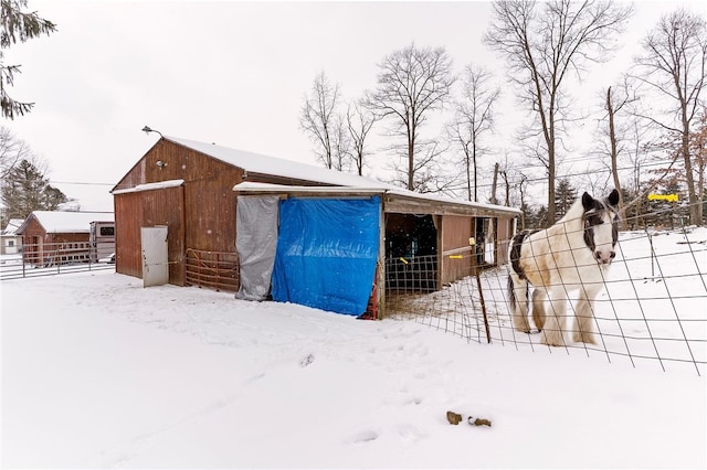 1496 Methodist Rd, Salem Twp Mer, PA 16125 - view of snow covered structure