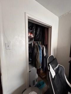 view of closet