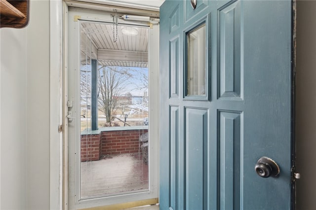 view of doorway