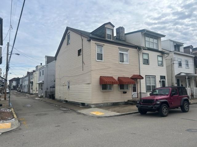 exterior space with a residential view