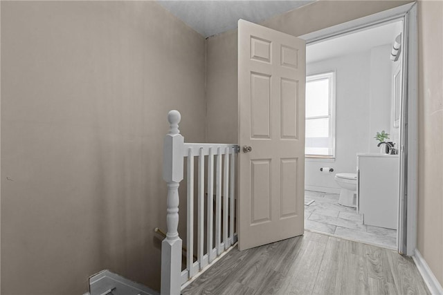 1155 6th Ave, Freedom, PA 15042 - hall featuring an upstairs landing
