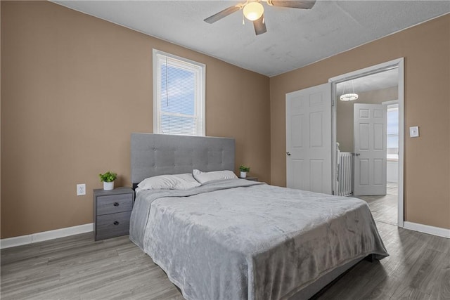 1155 6th Ave, Freedom, PA 15042 - bedroom featuring light wood-style floors, baseboards, and a ceiling fan