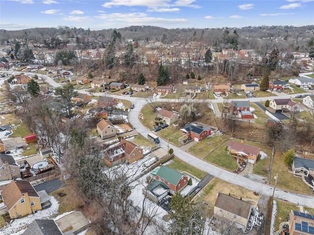 birds eye view of property featuring a residential view