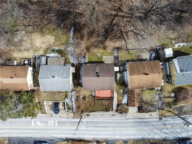 bird's eye view featuring a residential view