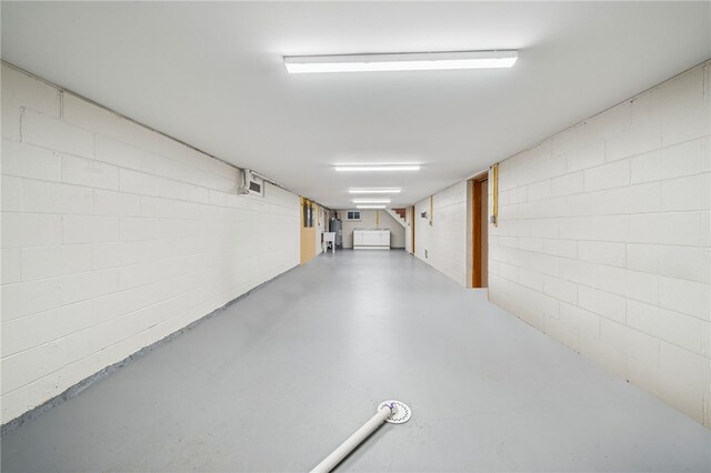 2972 Benshoff Hill Rd, Pa, PA 15909 - garage with concrete block wall and visible vents