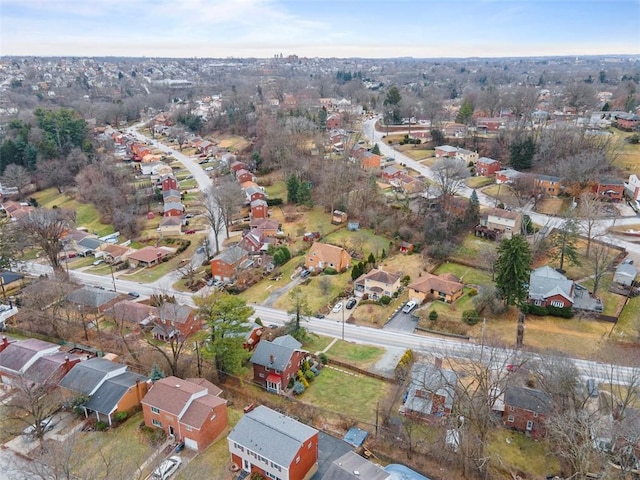 drone / aerial view featuring a residential view