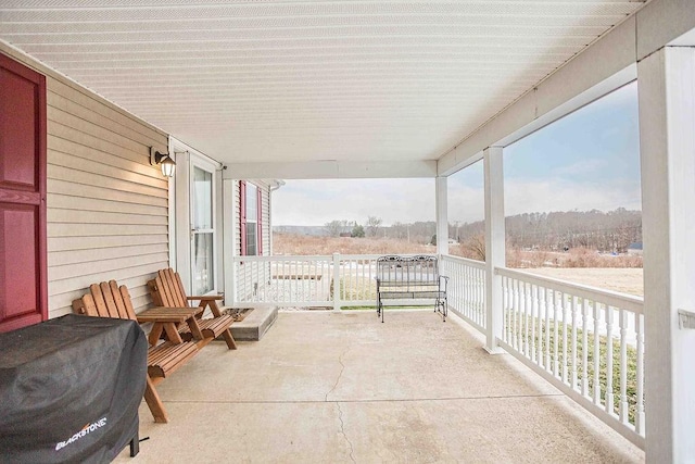 view of patio / terrace featuring area for grilling