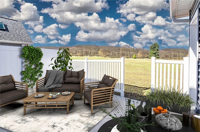 115 White Fox Ct Unit 33, North Sewickley Twp, PA 16117 - view of patio featuring an outdoor hangout area