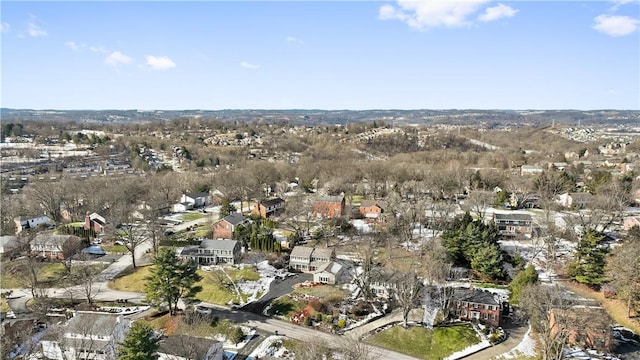 birds eye view of property featuring a residential view