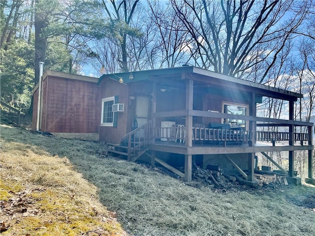 1958 Church Hill Rd, North-Other Area, PA 16351 - exterior space with a deck and a yard