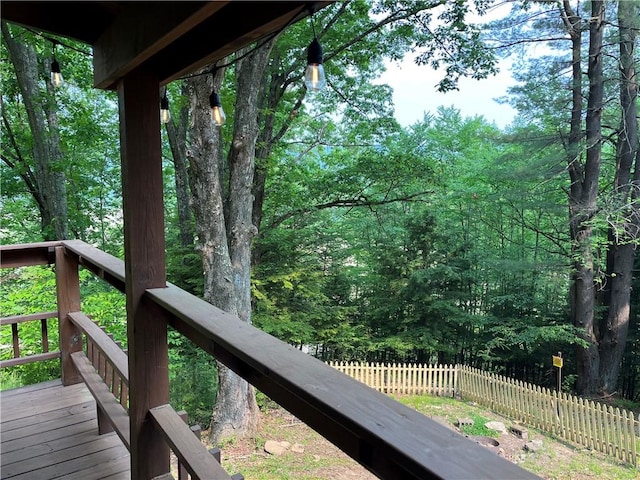 1958 Church Hill Rd, North-Other Area, PA 16351 - wooden terrace with fence