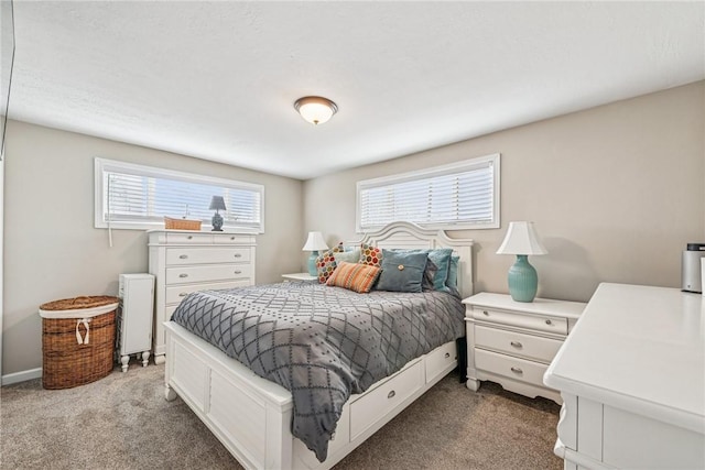 bedroom featuring carpet floors