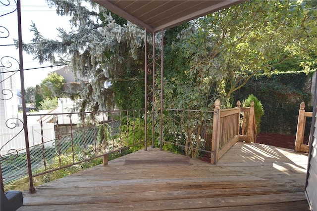 view of deck