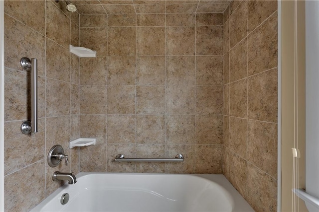 bathroom featuring shower / bath combination