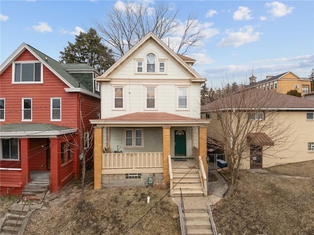 104 Georgetown Ave, West View, PA 15229 - american foursquare style home with covered porch