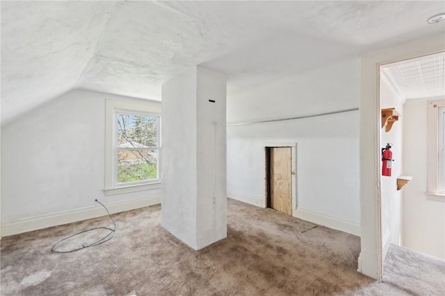 104 Georgetown Ave, West View, PA 15229 - additional living space featuring lofted ceiling and carpet floors
