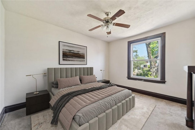 104 Georgetown Ave, West View, PA 15229 - bedroom featuring carpet flooring, baseboards, and ceiling fan