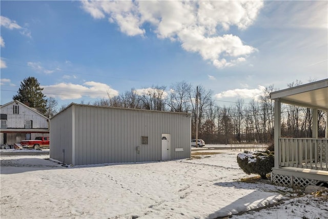 view of outbuilding with an outdoor structure