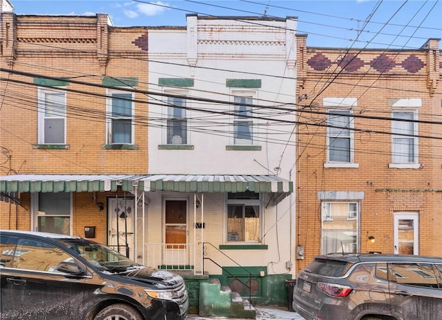 multi unit property with brick siding