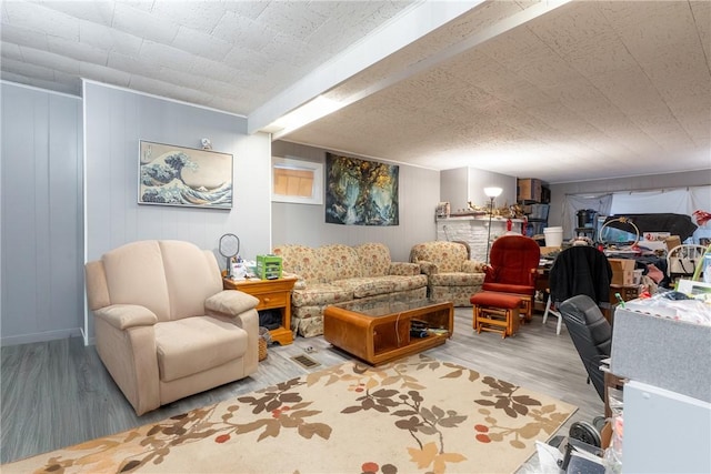 interior space featuring wood finished floors