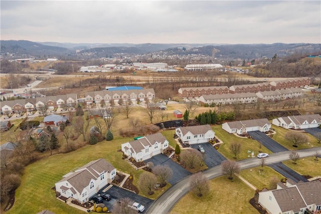 drone / aerial view featuring a residential view