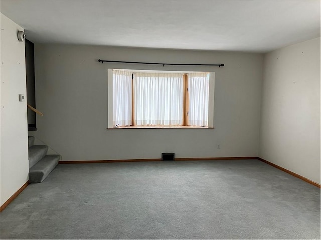 225 Country Club Rd, Penn Twp But, PA 16002 - empty room with carpet, baseboards, and stairs