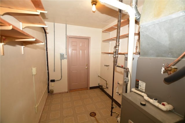 view of utility room