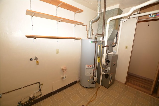 utilities with gas water heater