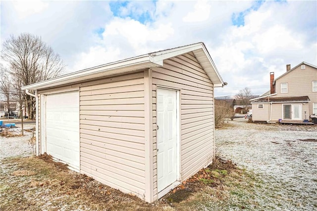 view of outbuilding featuring an outdoor structure