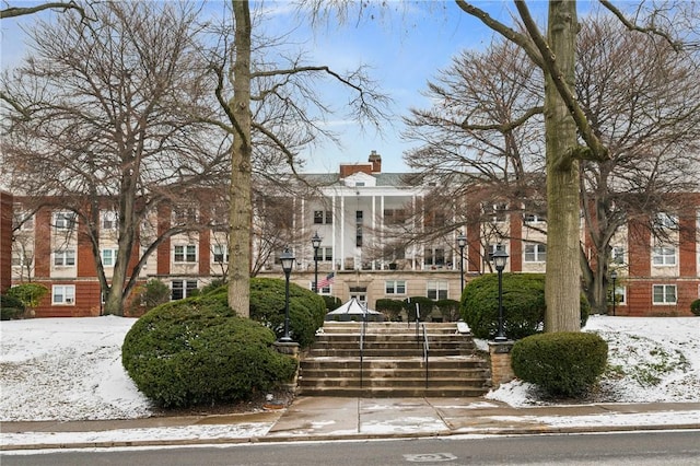 exterior space with a residential view